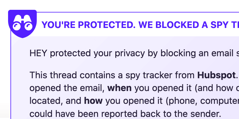 blocking spy trackers